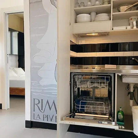 Trilocale Fronte Mare Con Vista Mare 102 شقة ريميني